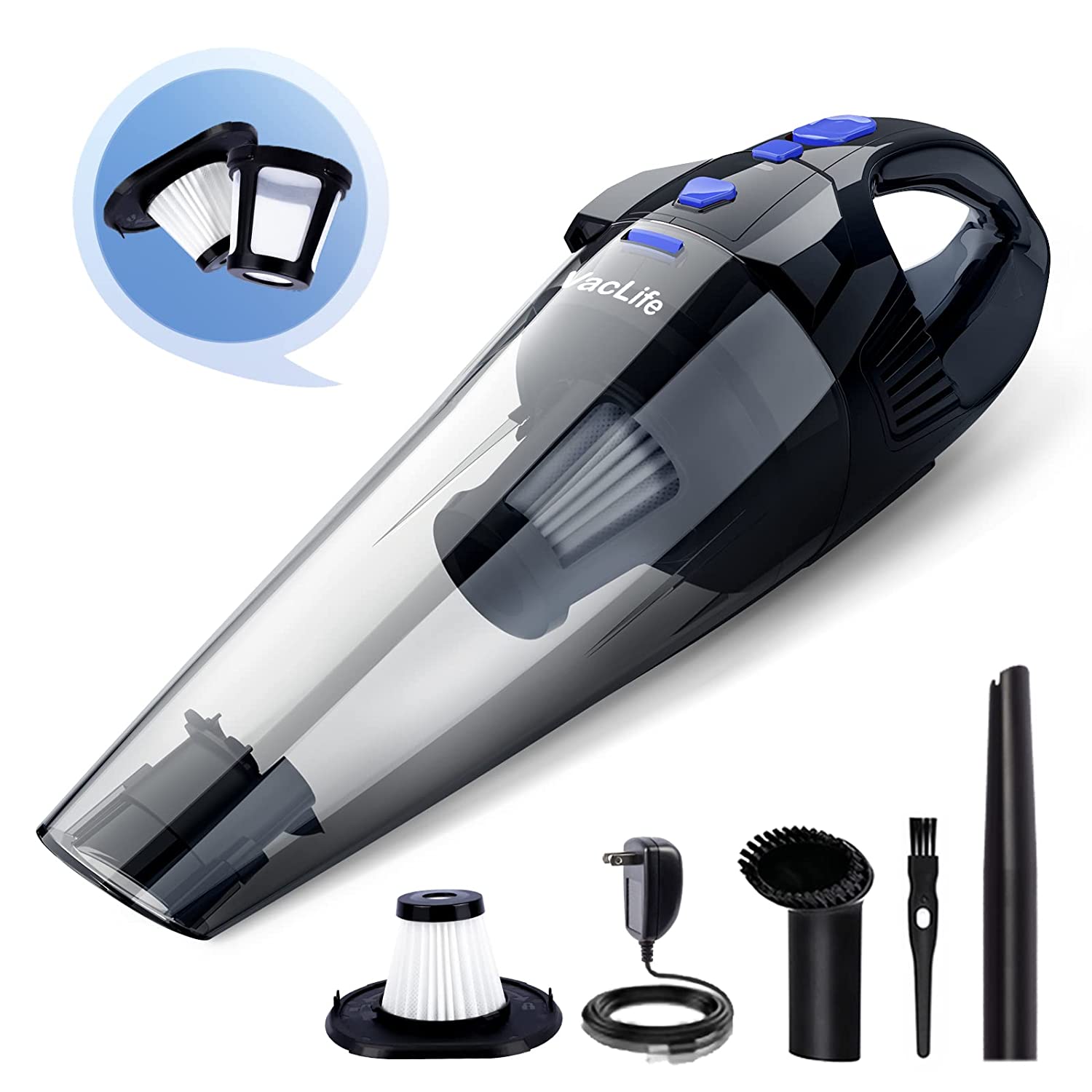 مكنسة اليد (Handheld Vacuum):